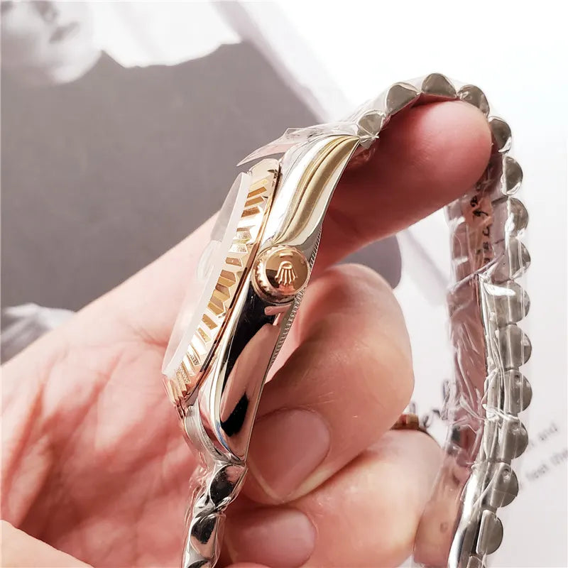 datejust Rolex Champagne Diamond Dial - Hình 2