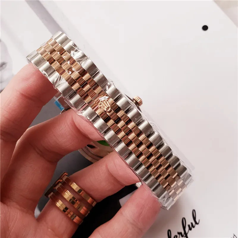 datejust Rolex Champagne Diamond Dial - Hình 6