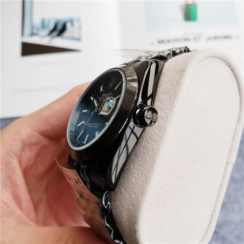 Black Rolex Datejust Oyster Perpetual - Hình 5