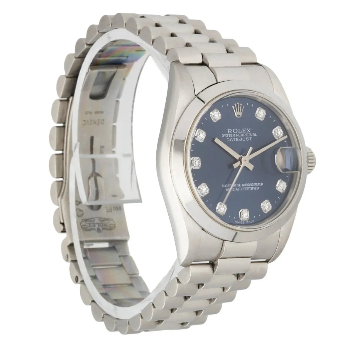 Rolex Blue Diamond Datejust dial stainless - Hình 3