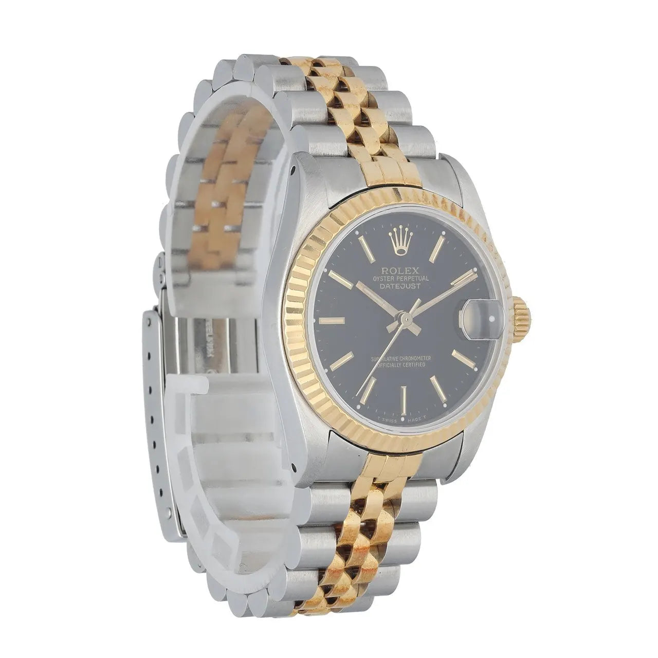 Rolex Black Dial Two-Tone steel - Hình 3