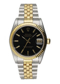 Rolex Black Dial Two-Tone datejust