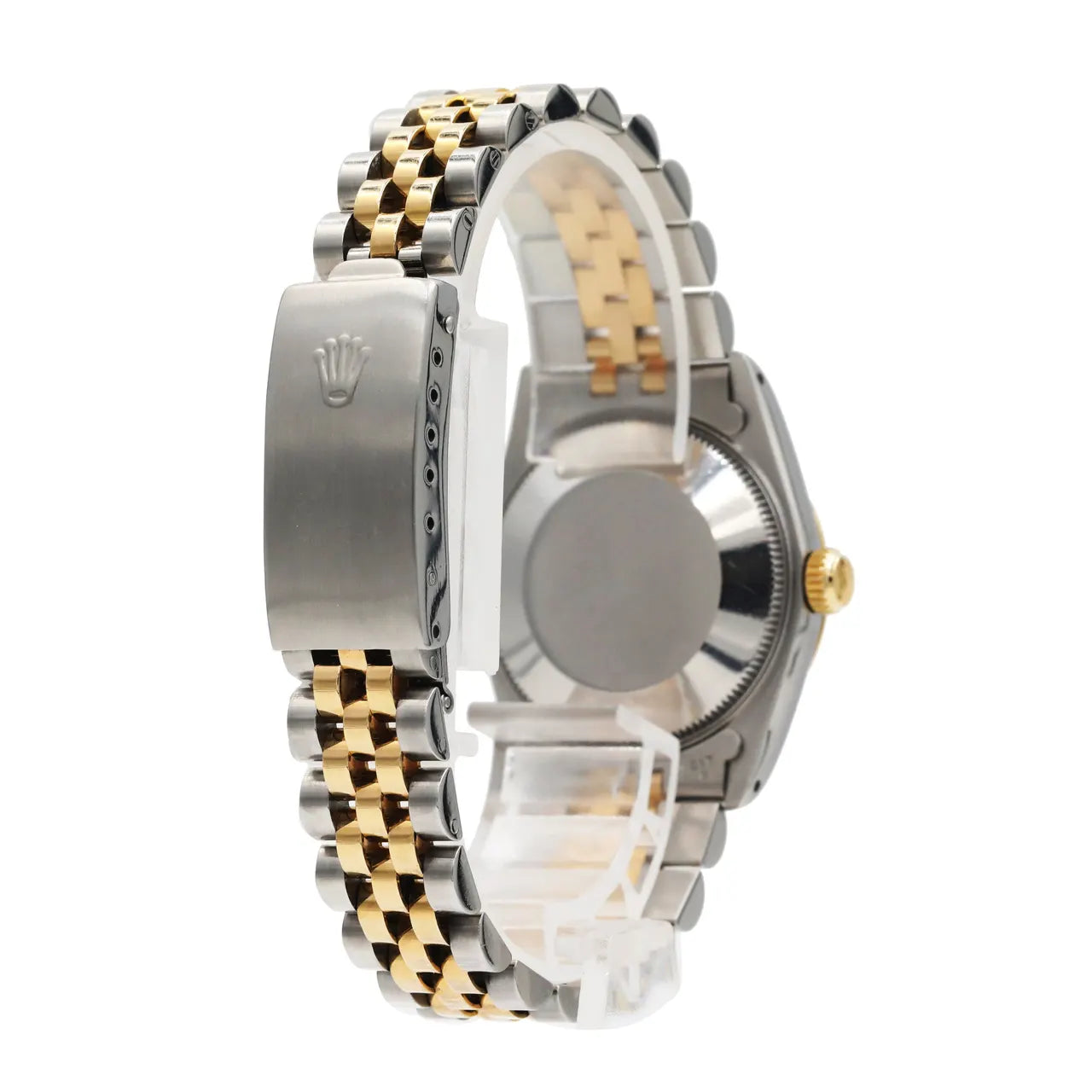 datejust Rolex Two-Tone Black Dial - Hình 5