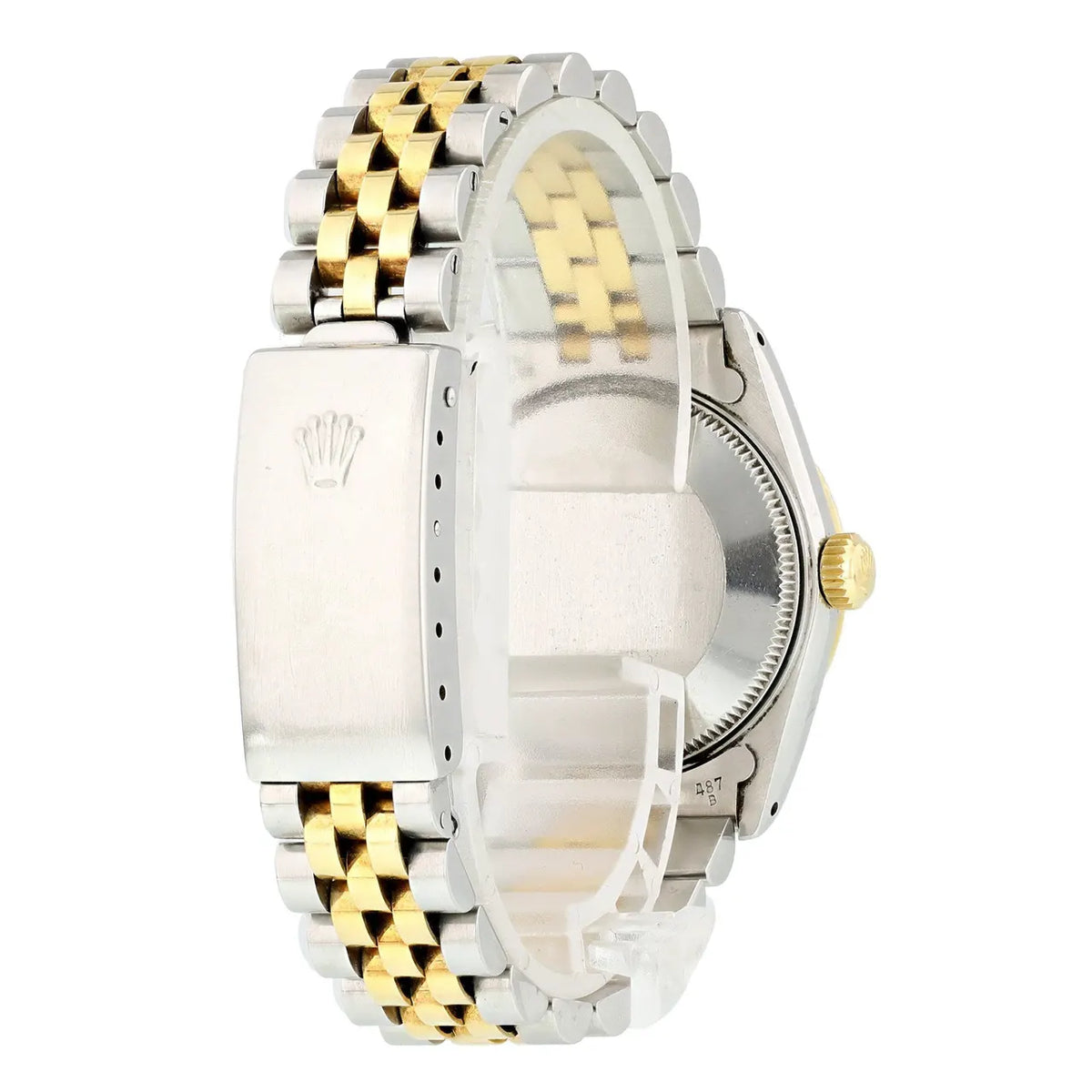 Rolex White Roman Datejust - Hình 3