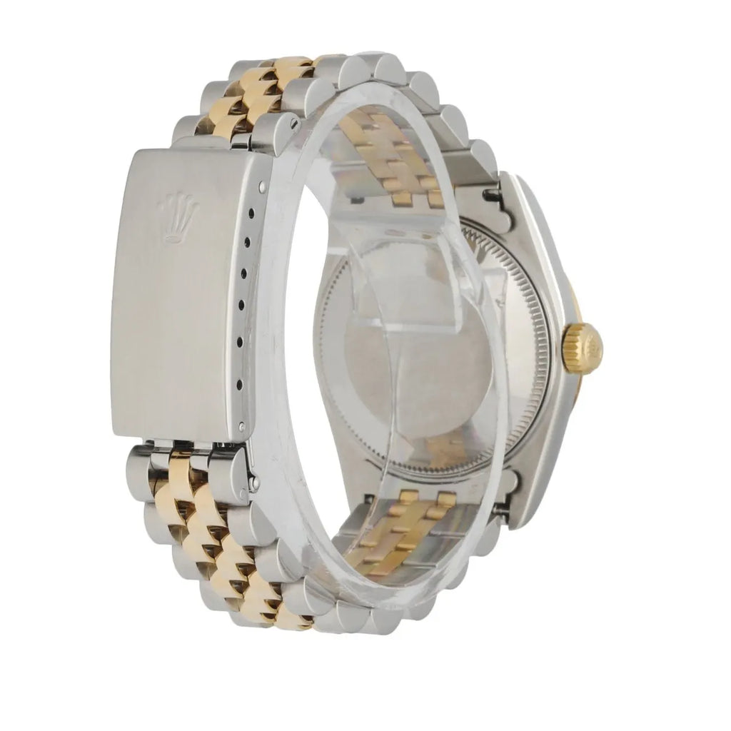 datejust two Rolex Silver Tapestry Dial - Hình 3