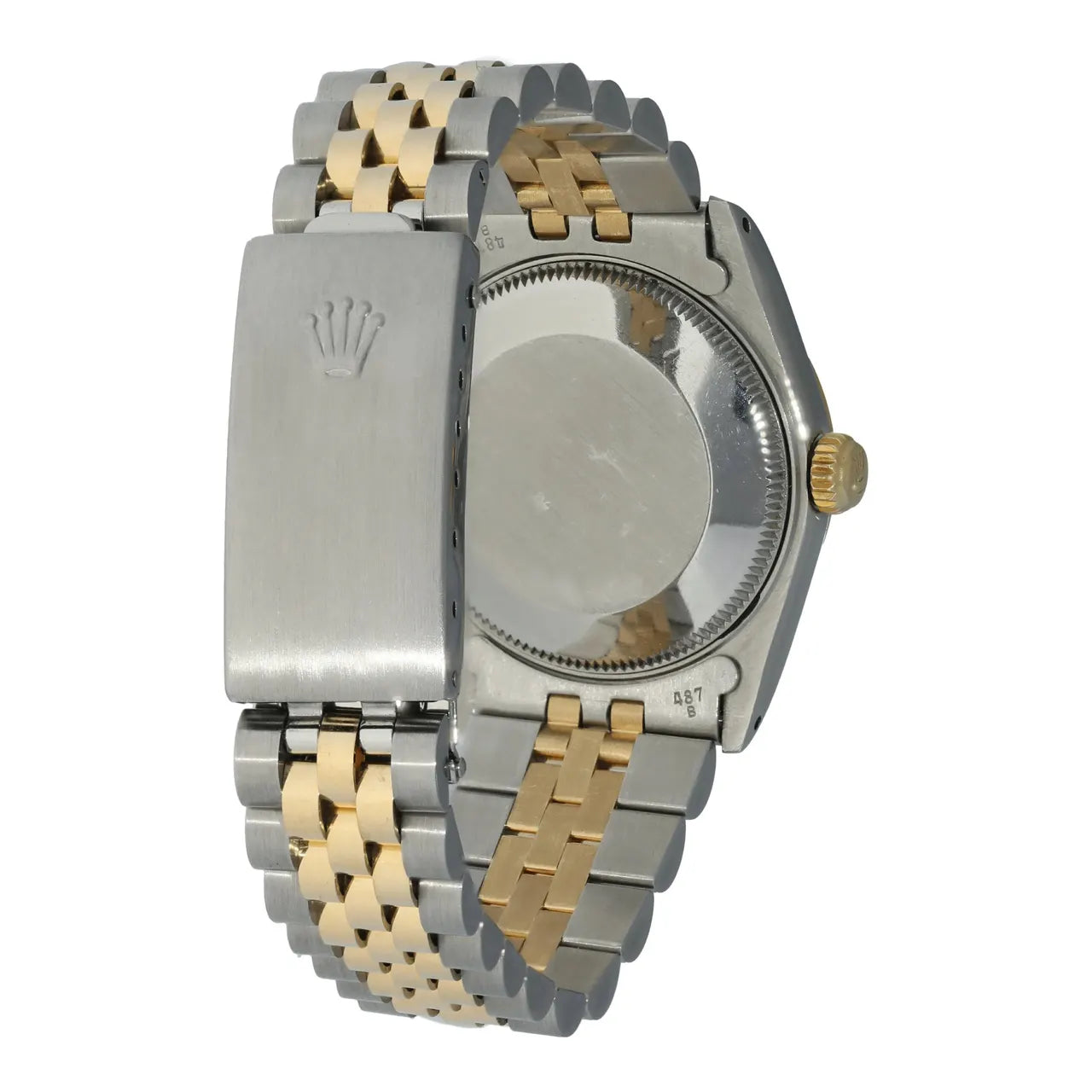 datejust Rolex Two-Tone Champagne Diamond Dial - Hình 4