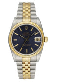 jubilee Rolex Datejust Blue Dial Two-Tone