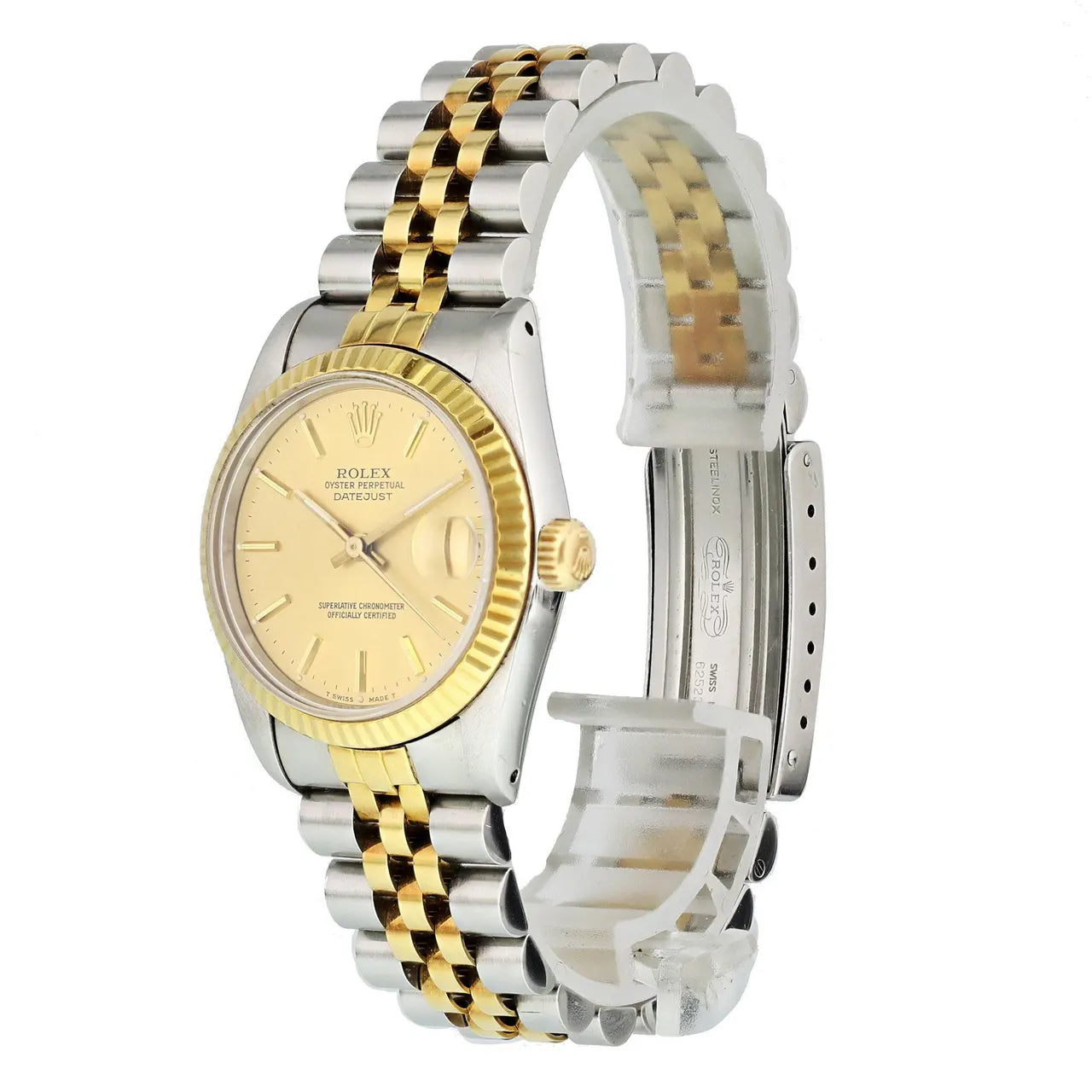 Rolex Two-Tone Champagne Dial jubilee - Hình 2