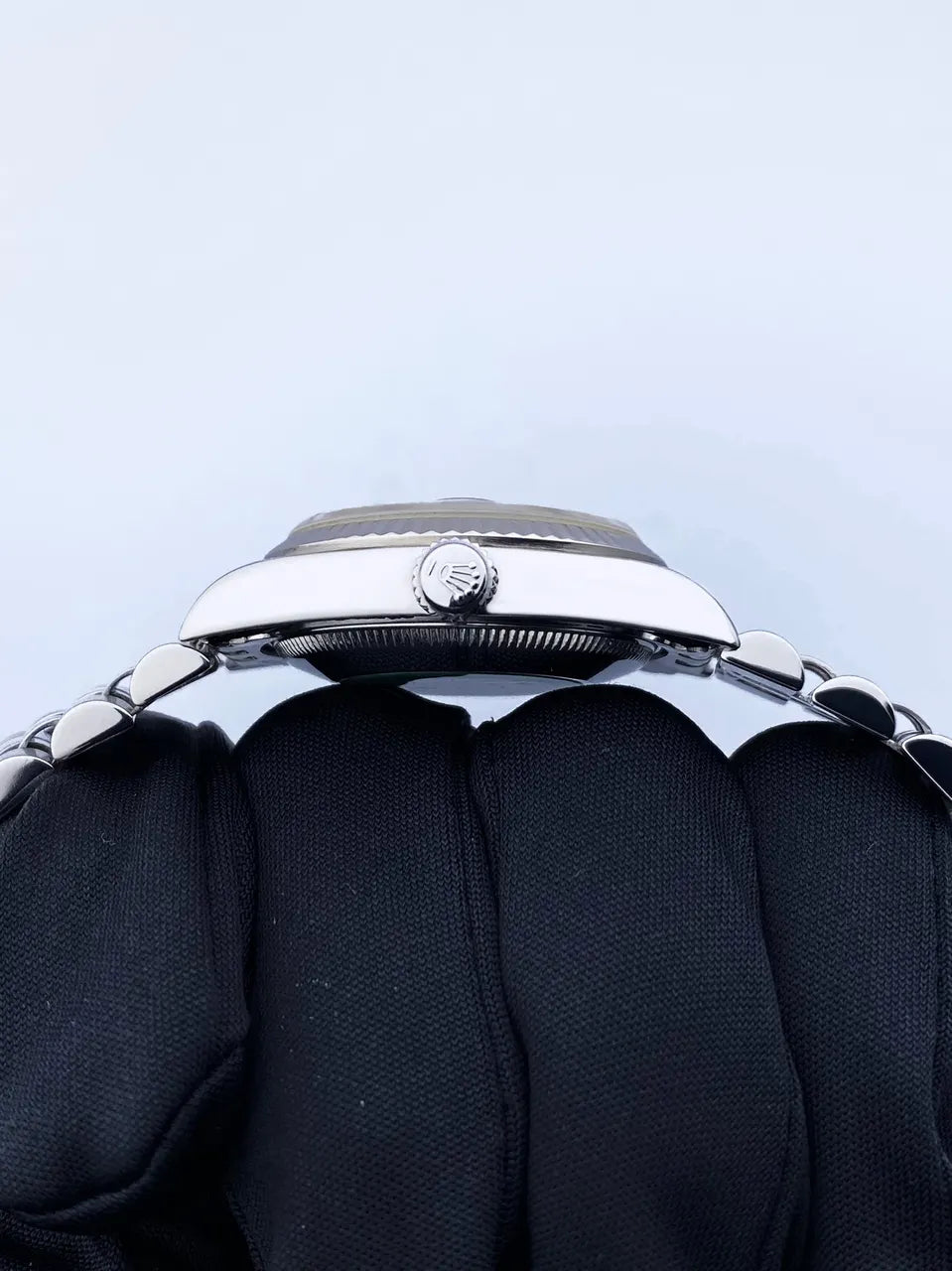 jubilee Rolex Datejust Black Dial Steel - Hình 4