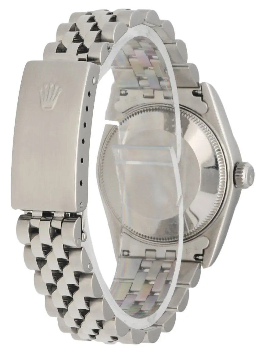 steel Rolex Datejust White Roman Dial - Hình 3