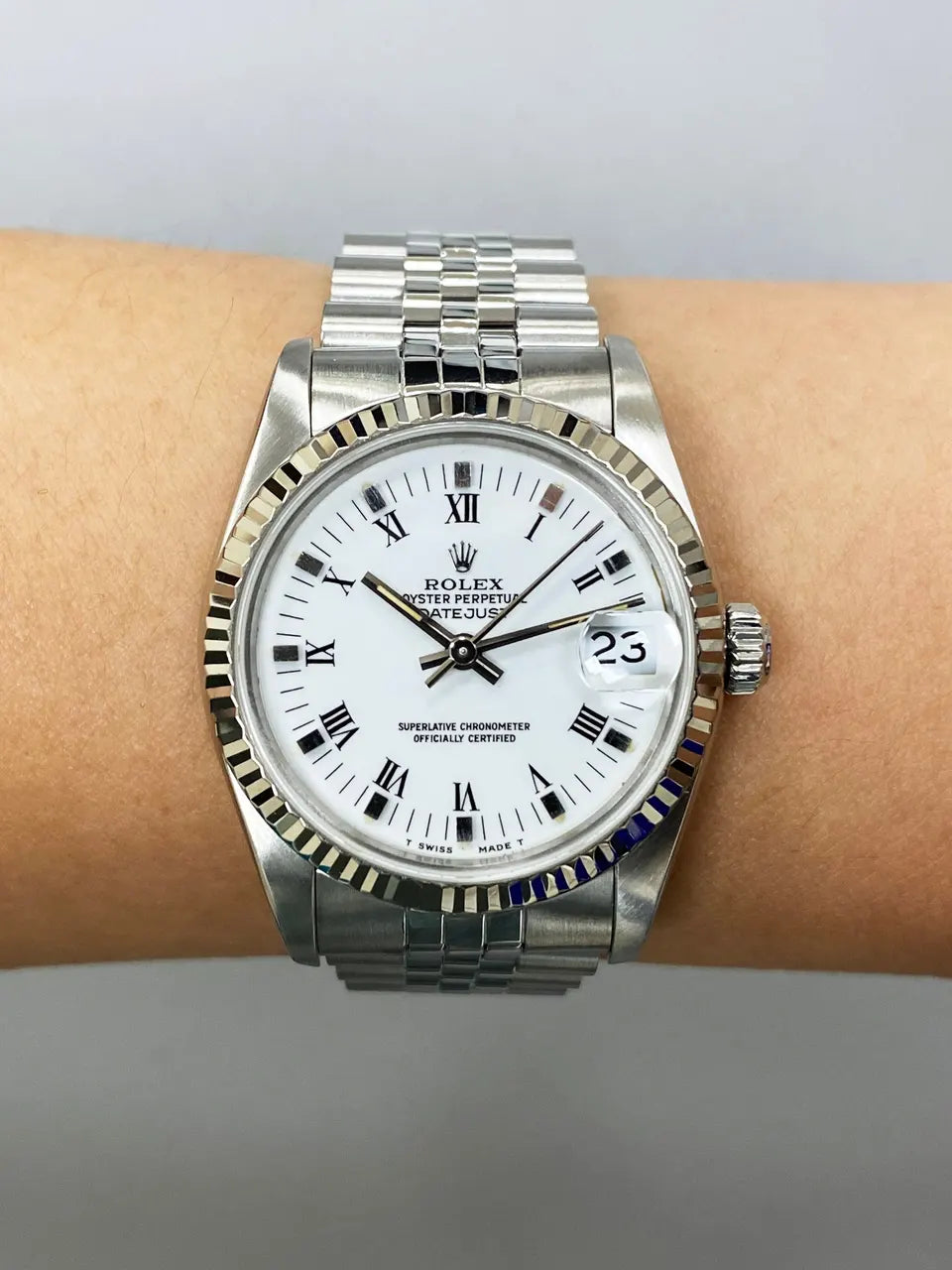Rolex Datejust White Dial stainless - Hình 6