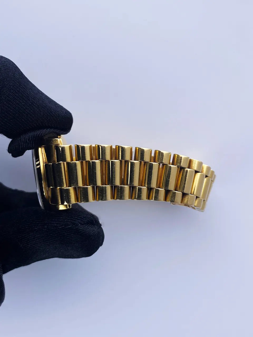 Rolex Gold Blue Diamond Datejust - Hình 9