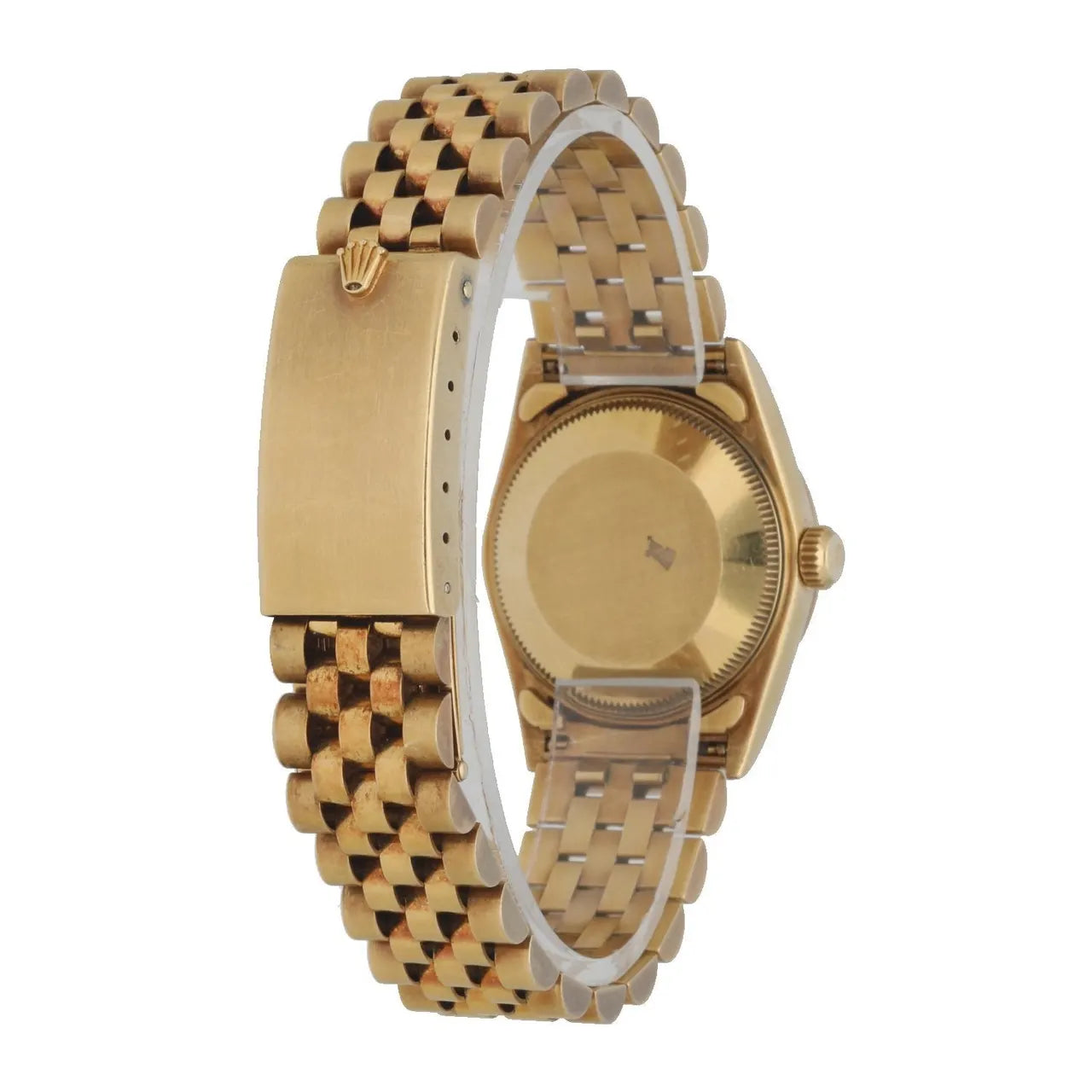 datejust Rolex Gold Champagne Diamond Ladies - Hình 3