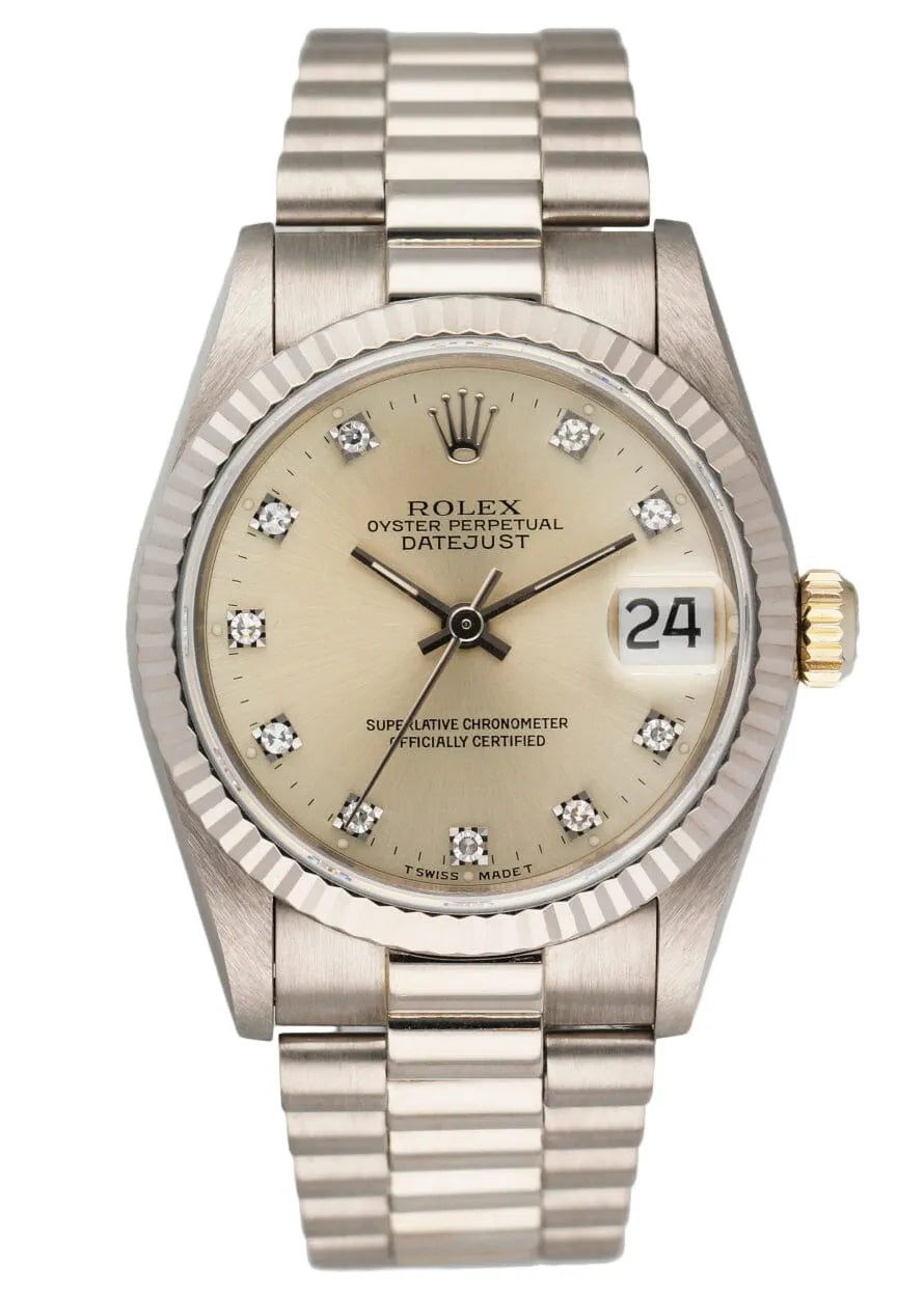 Rolex Diamond Champagne Datejust