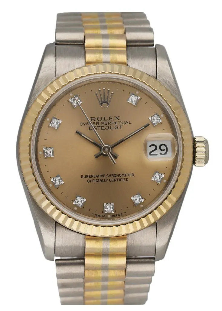 Rolex Datejust Gold Diamond