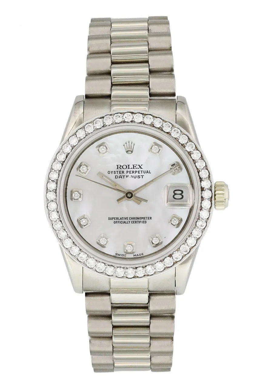 Rolex Mother of Pearl Diamond datejust - Hình 2