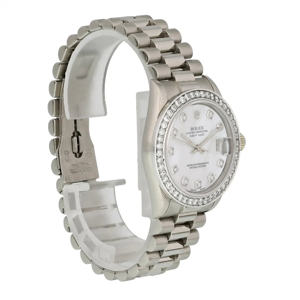 Rolex Mother of Pearl Diamond datejust - Hình 4