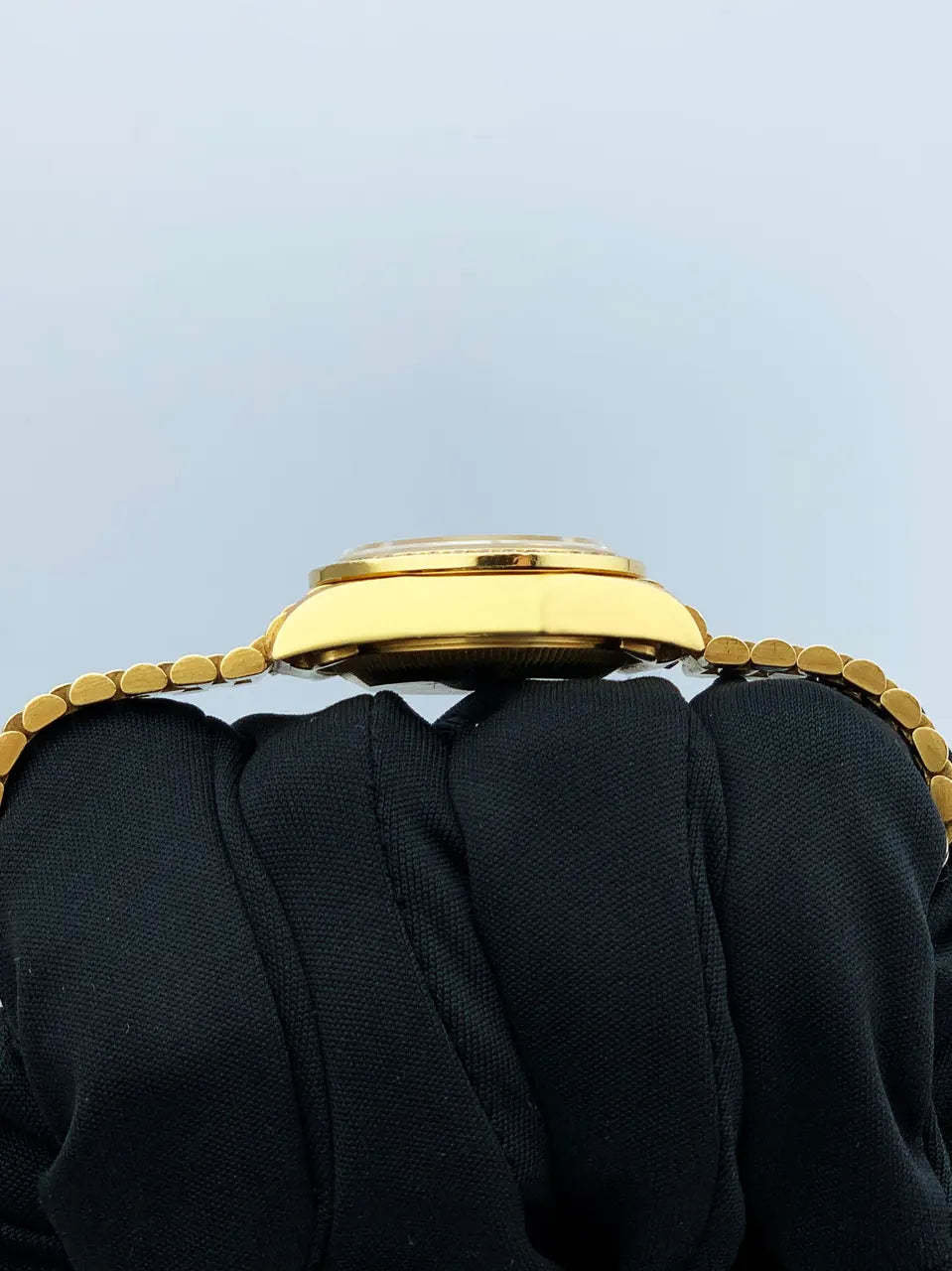 Rolex Gold Diamond Bezel Champagne Dial - Hình 5