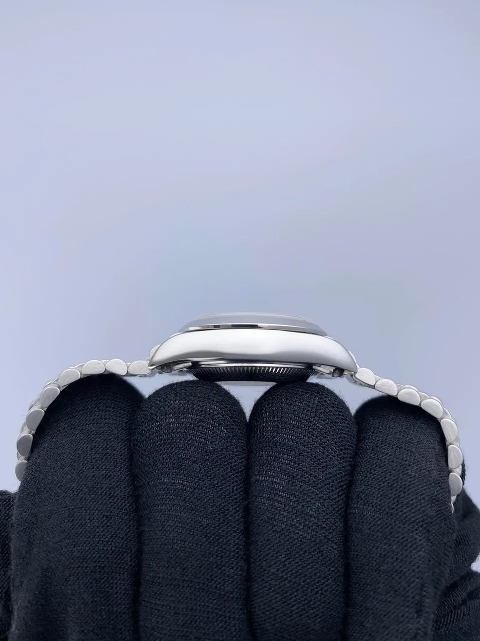 oyster Rolex Datejust Silver Diamond - Hình 5