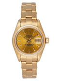 Rolex Datejust Gold Brushed Finish