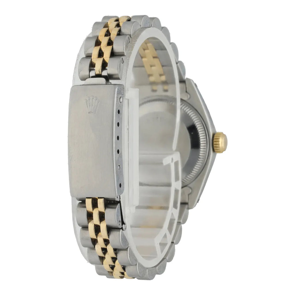 oyster Rolex Black Dial Two-Tone - Hình 4