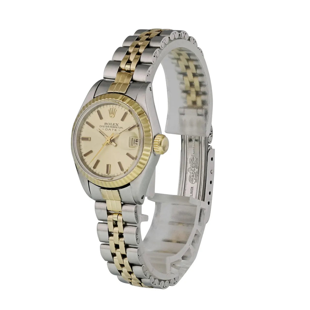 oyster Rolex Two-Tone Champagne Dial - Hình 3