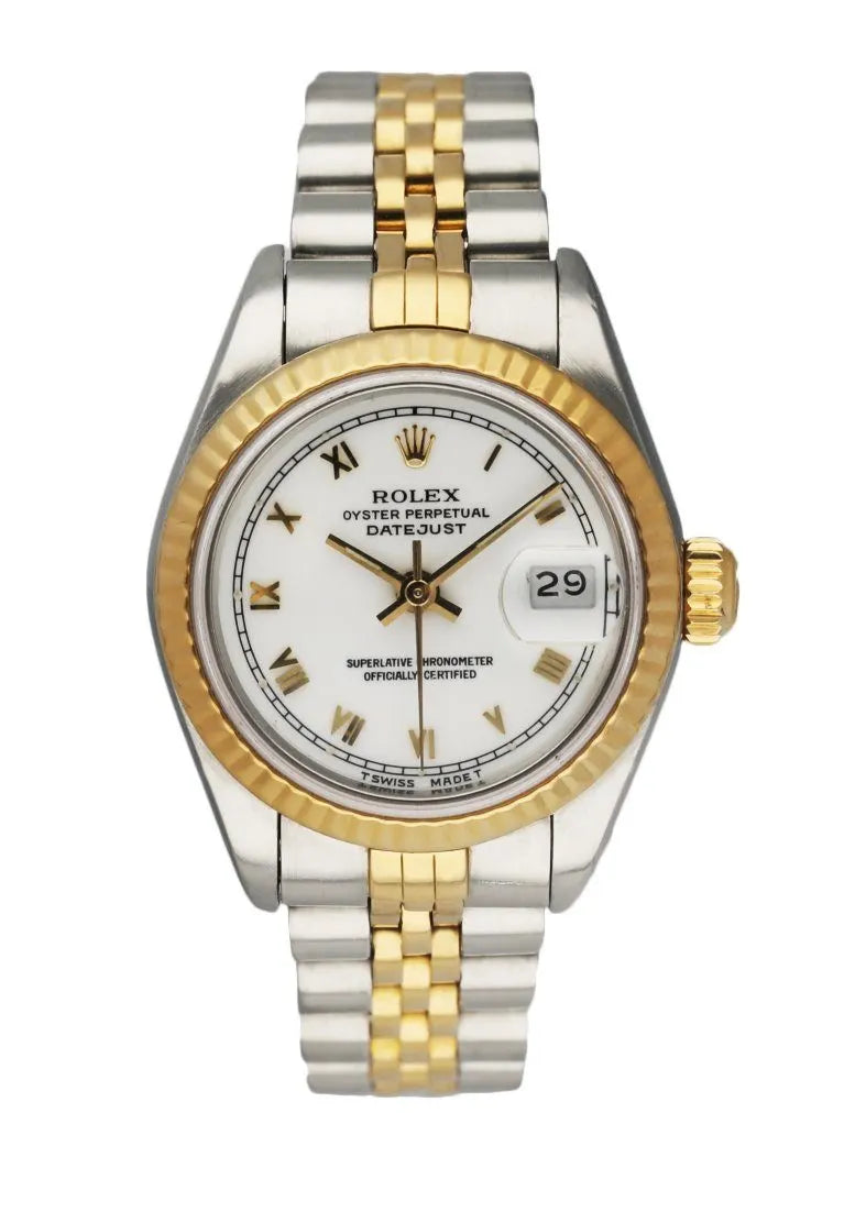 Rolex Two-Tone White Dial Ladies