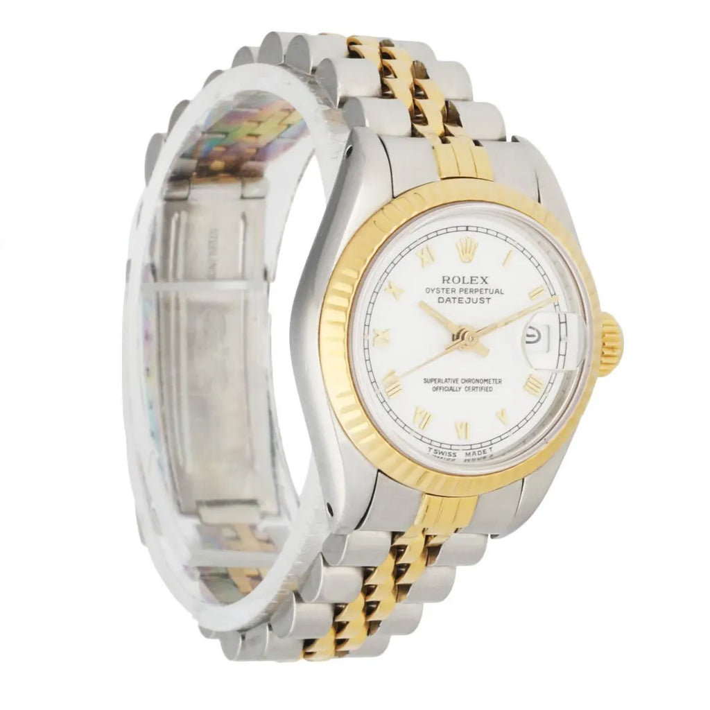 Rolex Two-Tone White Dial Ladies - Hình 3