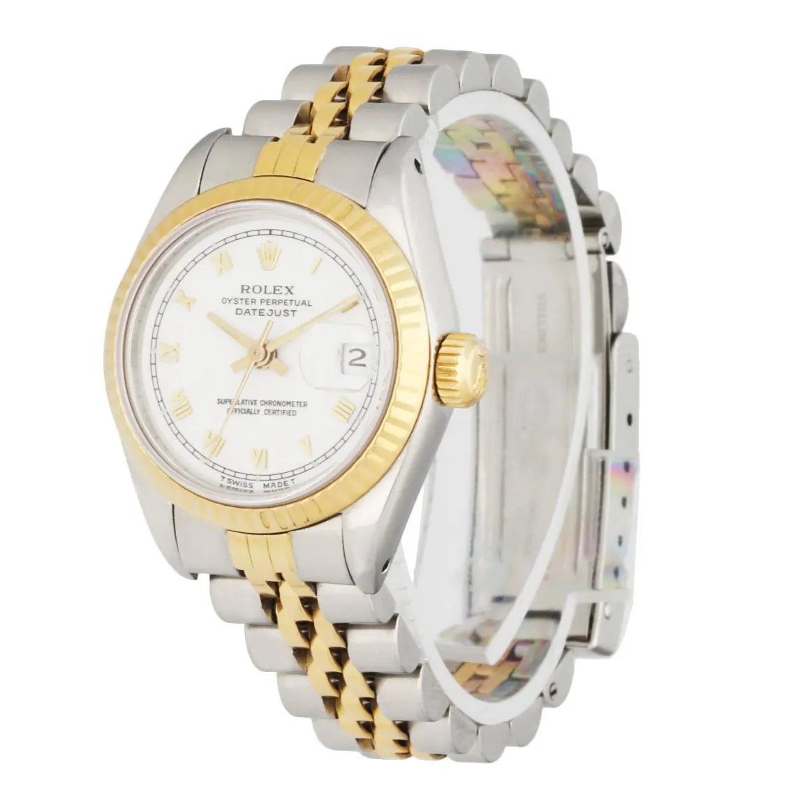 Rolex Two-Tone White Dial Ladies - Hình 2