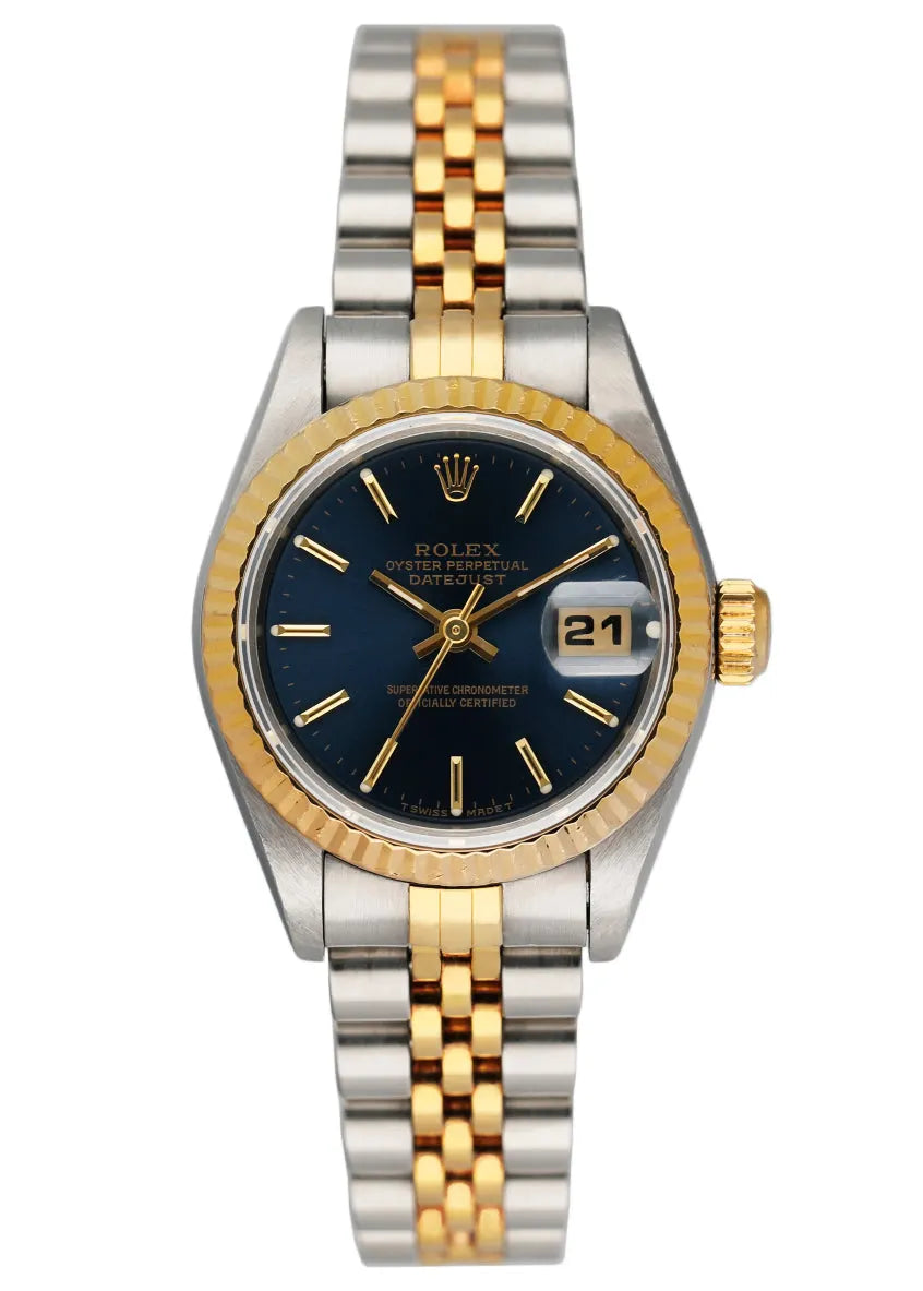 dial Rolex Datejust Blue Two-Tone