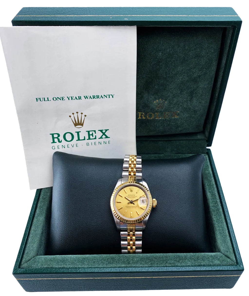 Rolex Two-Tone Gold Ladies Jubilee - Hình 2