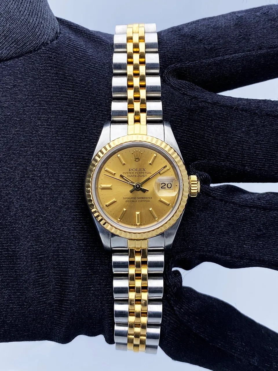 Rolex Two-Tone Gold Ladies Jubilee - Hình 3