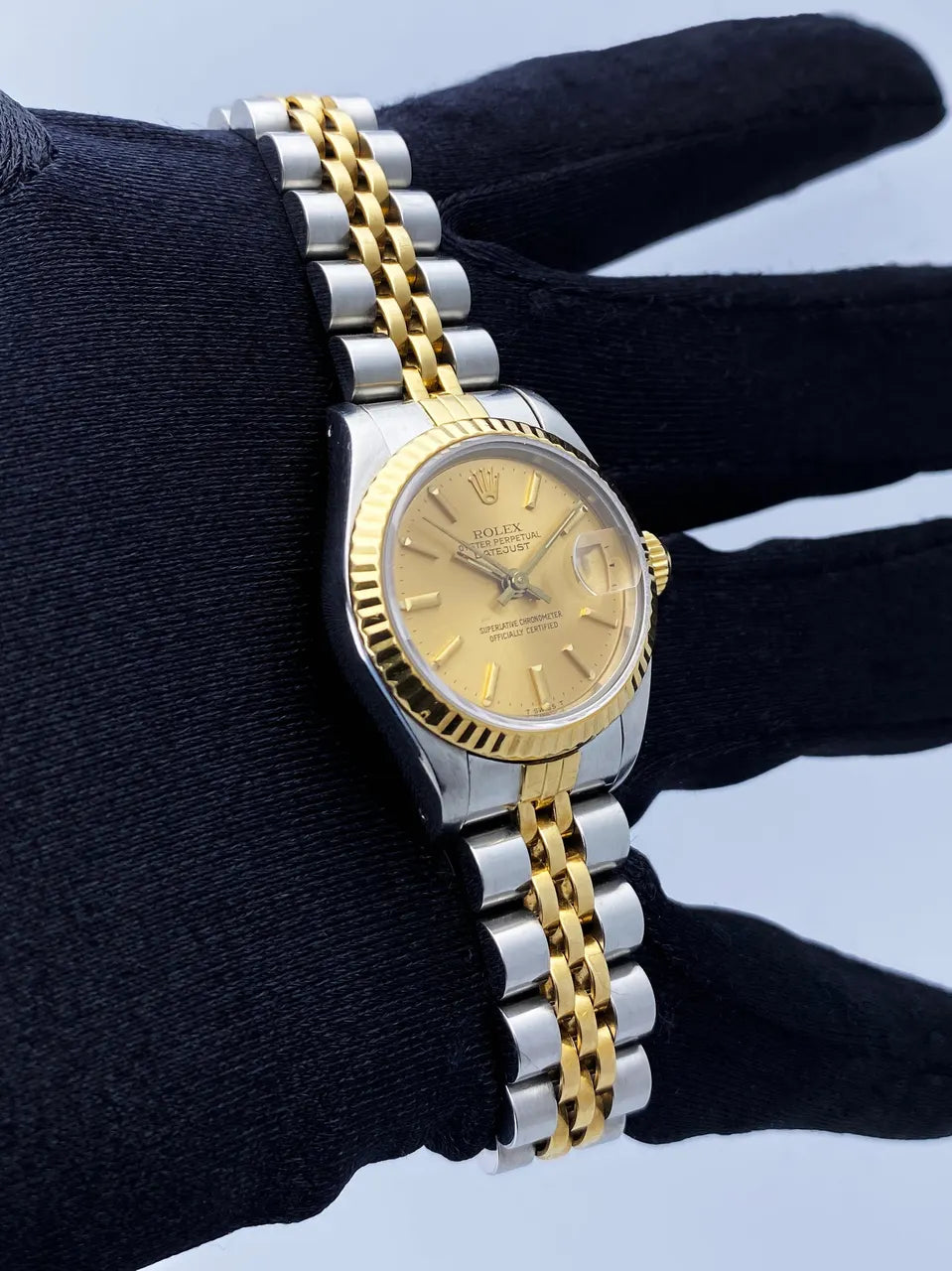 Rolex Two-Tone Gold Ladies Jubilee - Hình 4