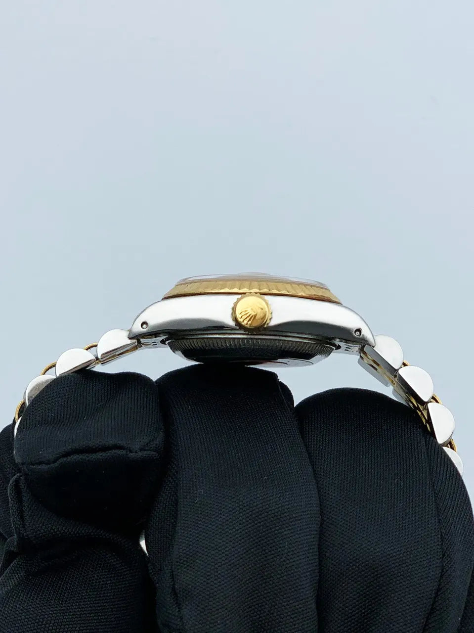 datejust dial Rolex Two-Tone Gold Champagne - Hình 4