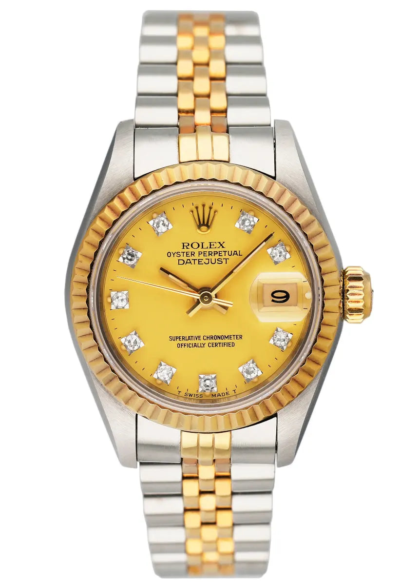 Rolex Datejust Yellow Diamond Dial
