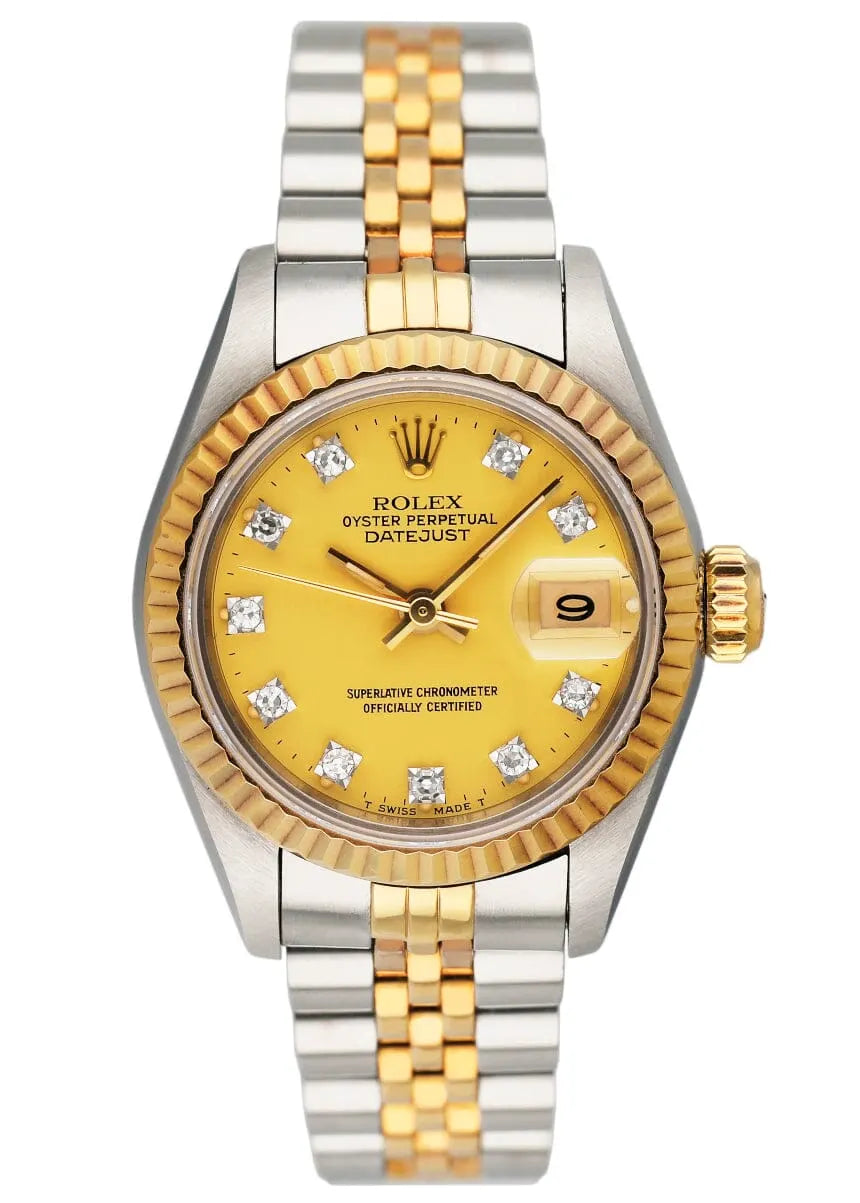 Rolex Datejust Yellow Diamond Dial - Hình 10