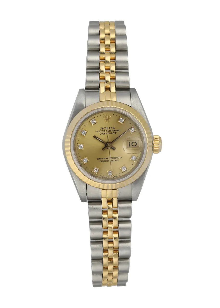 Rolex Gold Champagne Diamond datejust dial