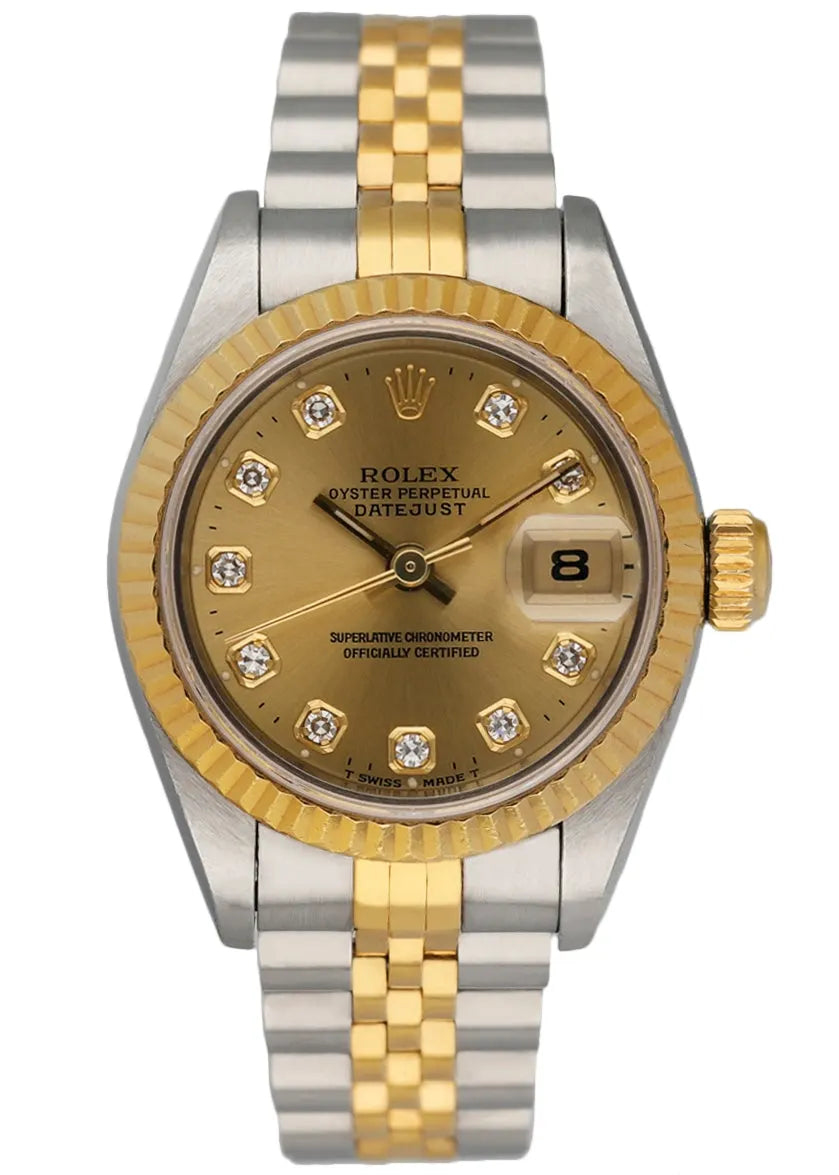 datejust Rolex Gold Diamond Dial