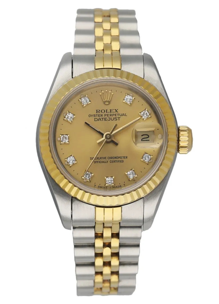 Rolex Champagne Diamond Dial