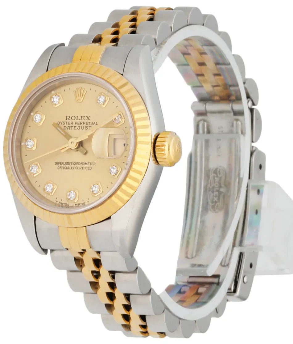 datejust Rolex Gold Diamond Dial - Hình 2
