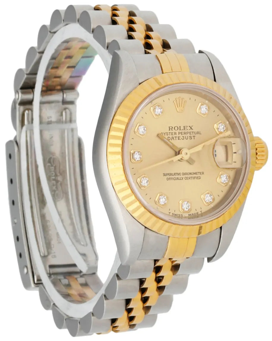 datejust Rolex Gold Diamond Dial - Hình 3