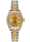 datejust Rolex Gold Diamond Dial
