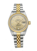 datejust Rolex Gold Diamond Ladies Watch