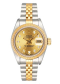 Rolex Gold Diamond Dial Ladies