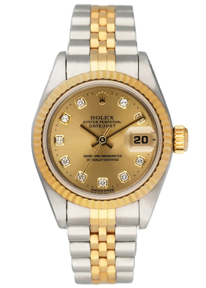 Rolex Gold Diamonds Two-Tone