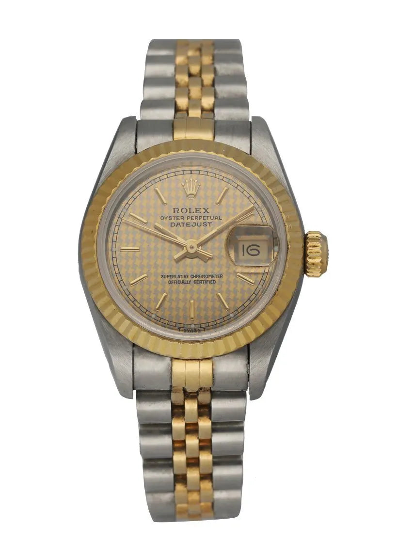 Rolex Houndstooth Dial Two-Tone