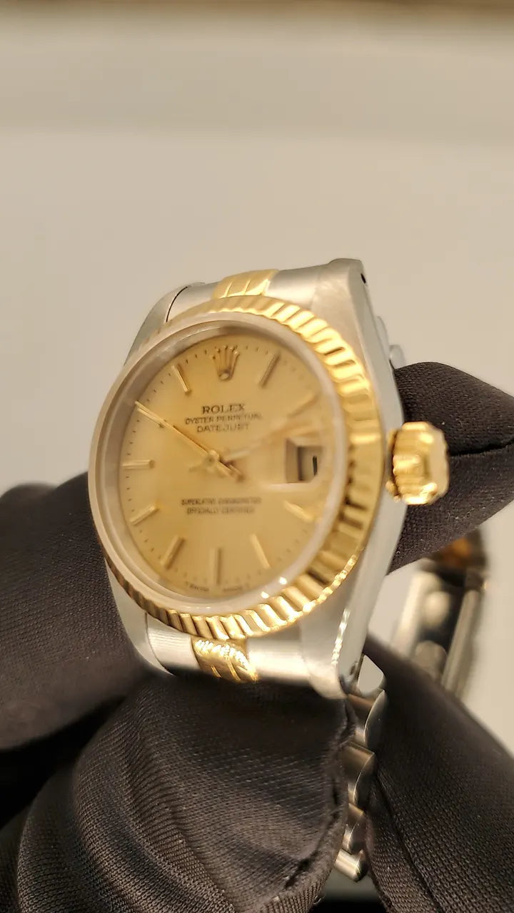 Rolex Datejust Gold Dial tone - Hình 6