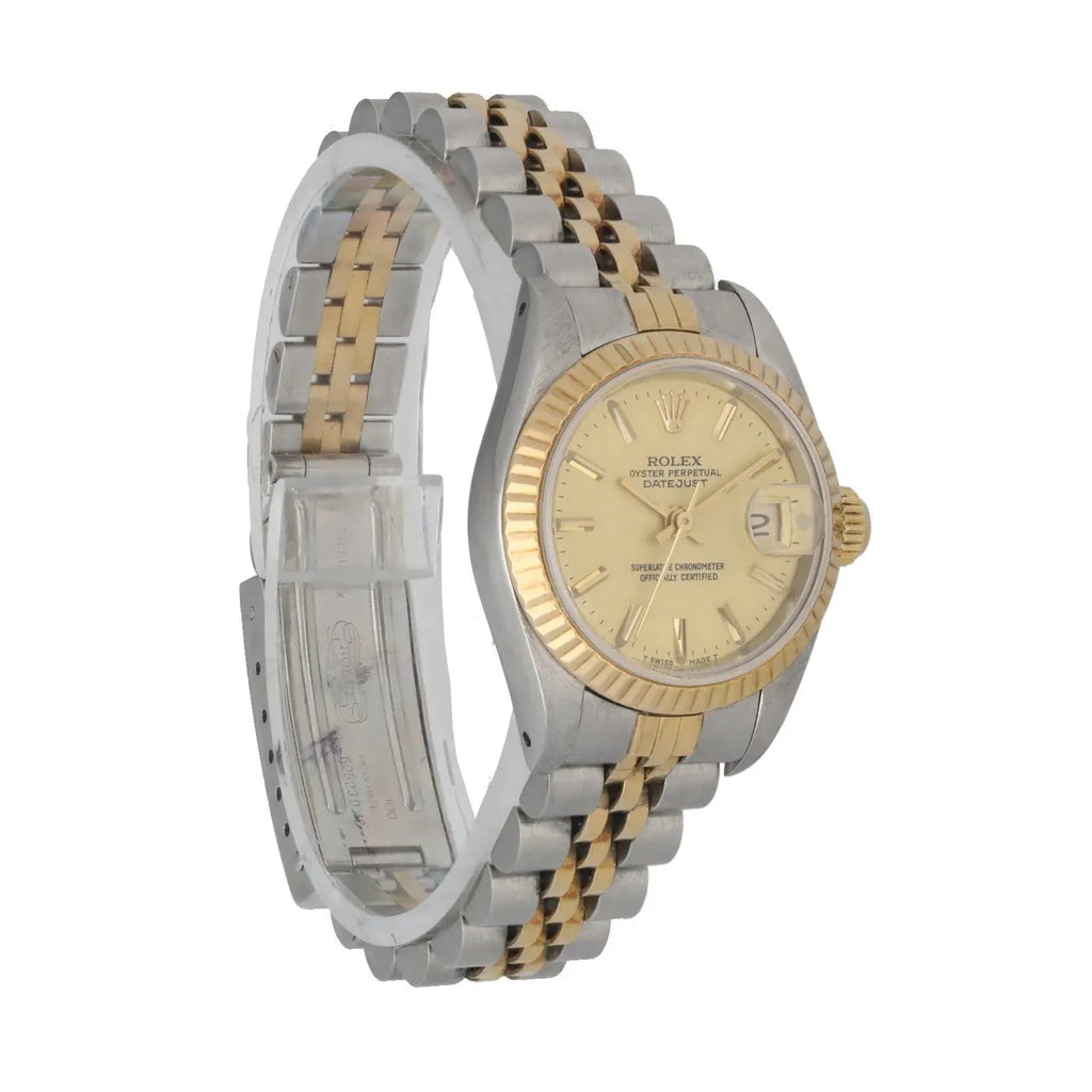 Rolex Two-Tone Champagne Dial gold - Hình 3