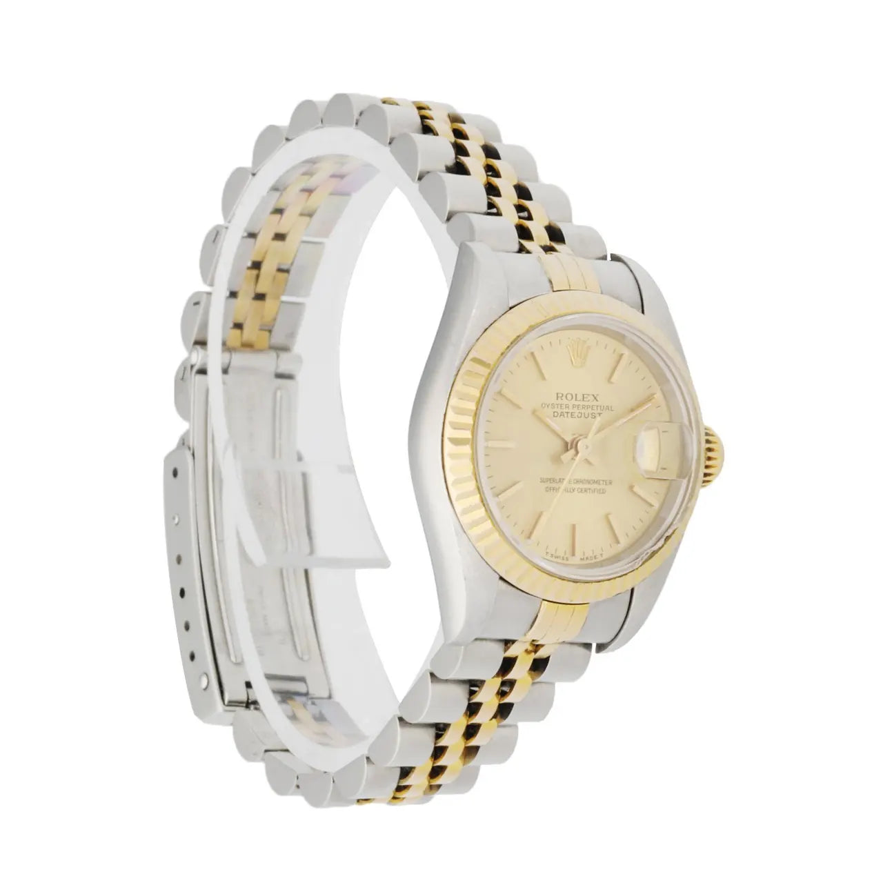 Rolex Two-Tone Champagne Dial Ladies - Hình 3