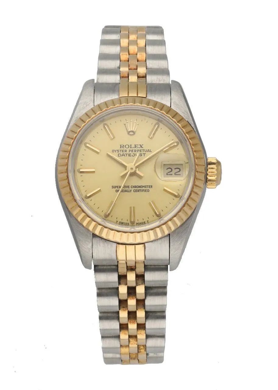 Rolex Two-Tone Champagne Dial gold